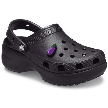 Crocs Klassiska Clog Platform Clogs Dam Svarta | Sverige 0473TCEV